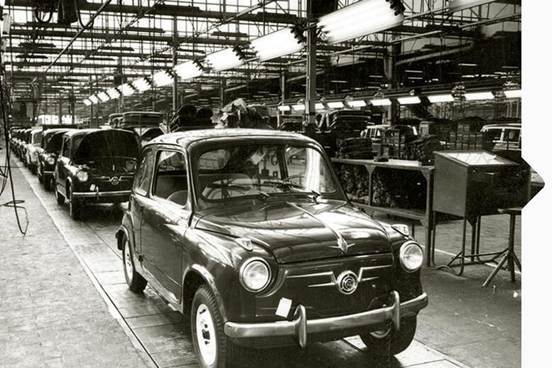 Der SEAT 600 von 1957.