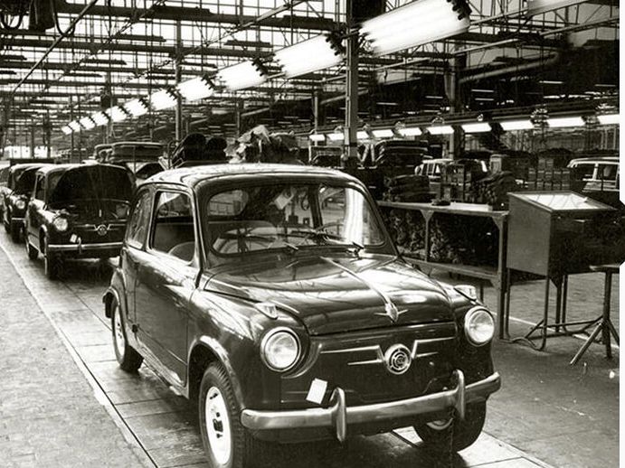 Der SEAT 600 von 1957.