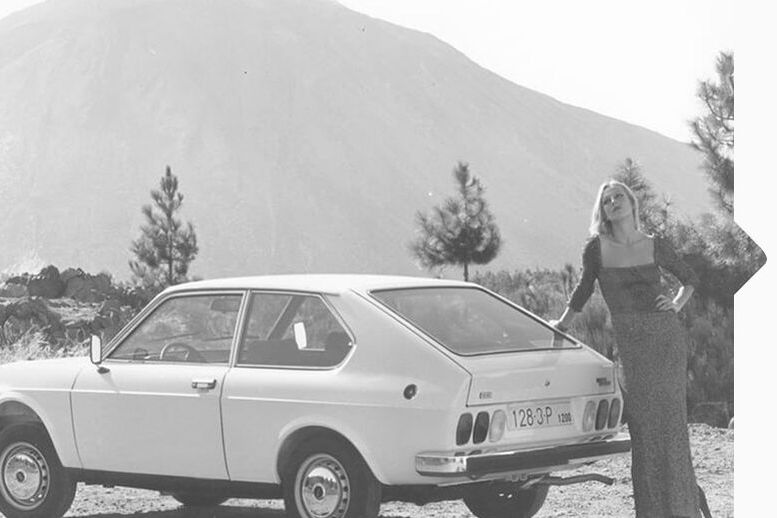 Der SEAT 128 von 1976.