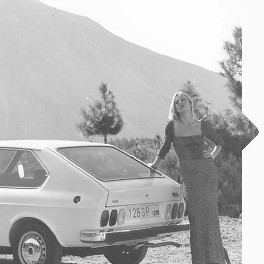 Der SEAT 128 von 1976.