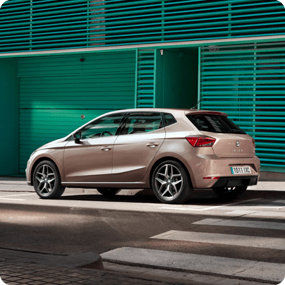 Ein SEAT Ibiza von 2010.